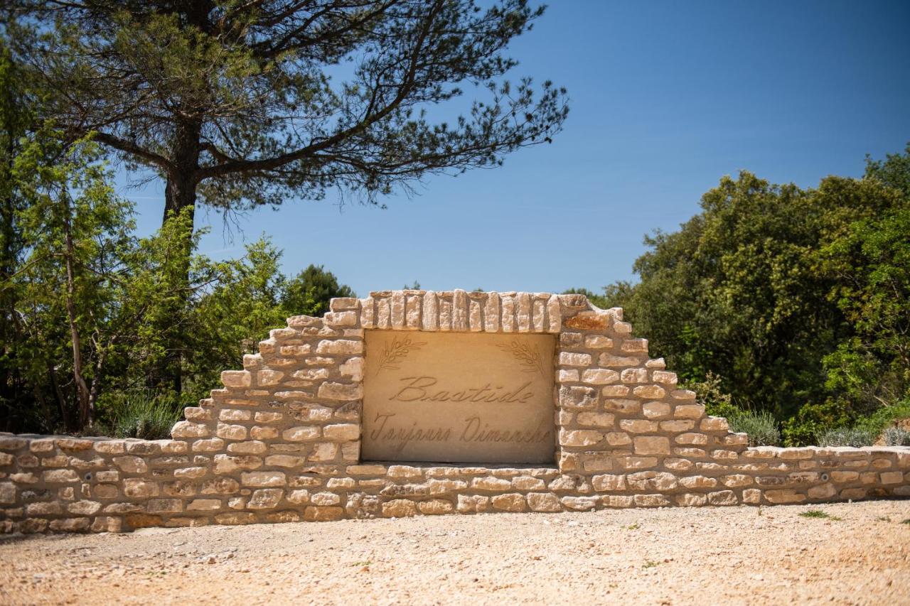 Bastide Toujours Dimanche, Maison De Vacances Avec Vue & Piscine Privee 고르드 외부 사진